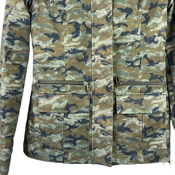 Anatomie Camo Print Kenya Safari Zip-up Jacket - Picture 2 of 14